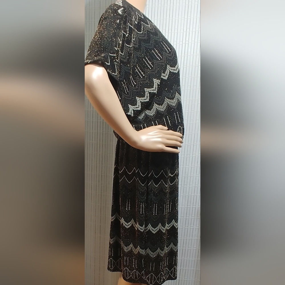 SLNY Metallic Dress for Women Size 14W Cocktail Party (B#9) - Picture 3 of 11